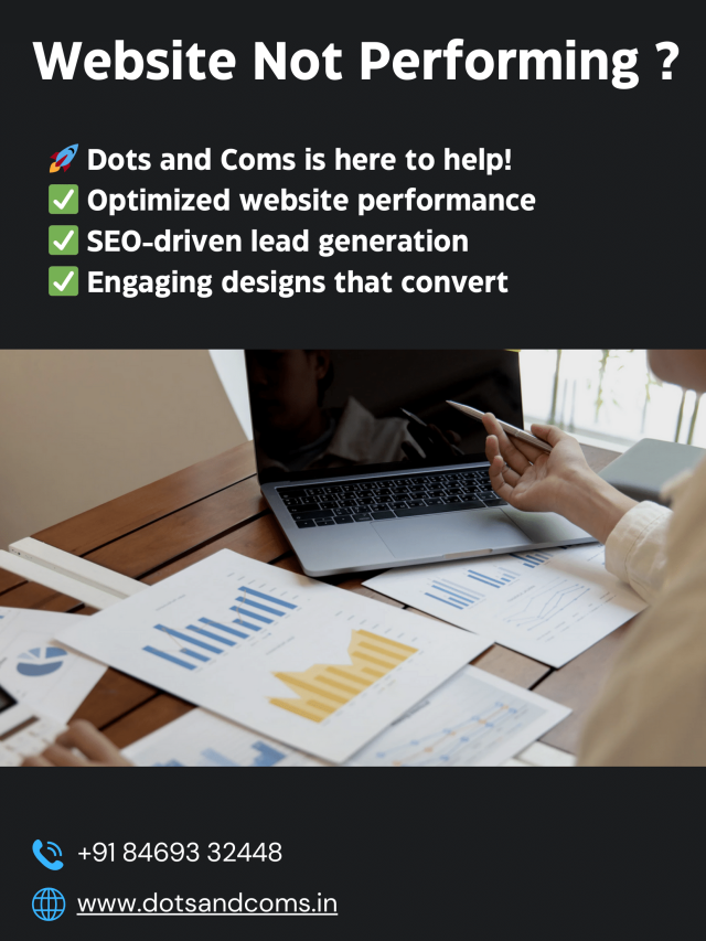 Website Not Performing? Boost Performance with Dots and Coms!